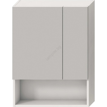 Jika H4532410383041 - Огледален шкаф LYRA 80x60 см, бял, с рафт (LF0080)