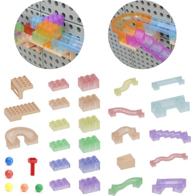 Masterkidz Dráha pre loptičky STEM Board 120 prvkov