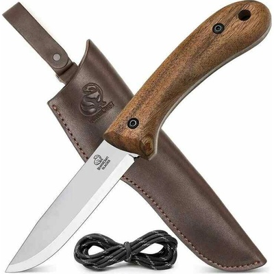 BeaverCraft Bushcraft Knife BSH2 Glacier Carbon Steel - Walnut