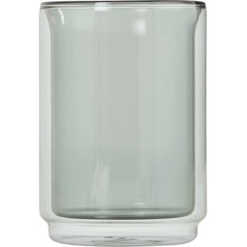 AdHoc Impact Чаша с двойни стени 400 ml, прозрачна сива (AH-TK83)