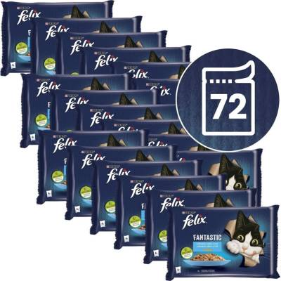 Felix Fantastic losos platýs v želé 72 x 85 g