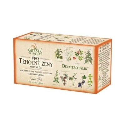 Grešík Čaj pro těhotné ženy čaj 20 x 1,5 g