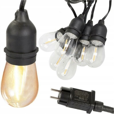 Verk 12300 LED Venkovní dekorační řetěz girlanda 20 žárovek, IP44, 20 m