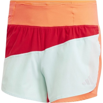 Image 1 of adidas New York City Running Split Short Mens - Scrlt/Aqa/ Red