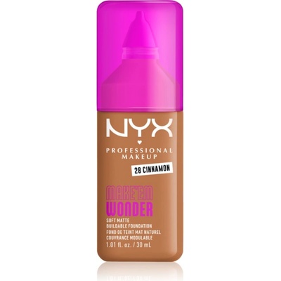 NYX Professional Makeup Make ‘Em Wonder лек матиращ фон дьо тен цвят 28 Cinnamon 30ml