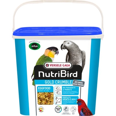 Versele-Laga NutriBird GOLD CRUMBLE Parakeets & Small Parrots 4 kg