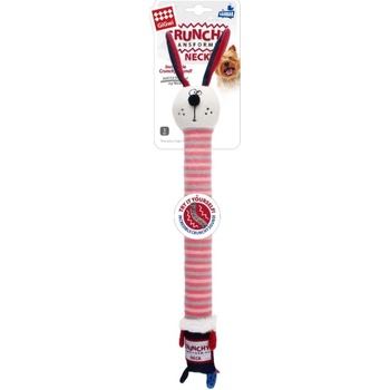 GiGwi Plush Friendz mýval M chrumkavý krk
