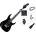Ibanez GRG170DX-BKN Premium SET Black Night Електрическа китара