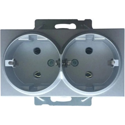 Panasonic КОНТАКТ ДВОЕН МЕХАНИЗЪМ С КАПАК panasonic (8691136104049)