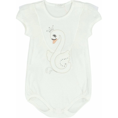 Sofija Бебешко боди с къс ръкав Sofija - Jasmina, 62 cm, екрю (5907204087064)