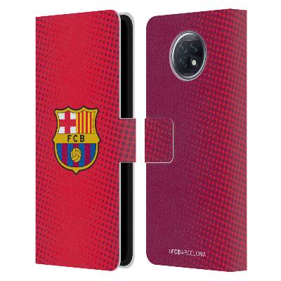 Pouzdro na mobil Xiaomi Redmi Note 9T - HEAD CASE - FC Barcelona - Tečky červená (Otevírací obal, kryt na mobil Xiaomi Redmi Note 9T - Fotbalový klub FC BARCELONA červeno modrý dres tečky)