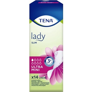 TENA Дамски превръзки Tena Lady - Slim Ultra Mini, 14 броя