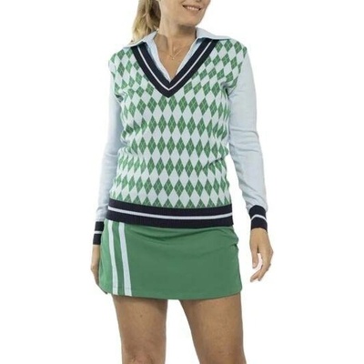 Belle Dámsky sveter PAR69 Pullover modrý zelený