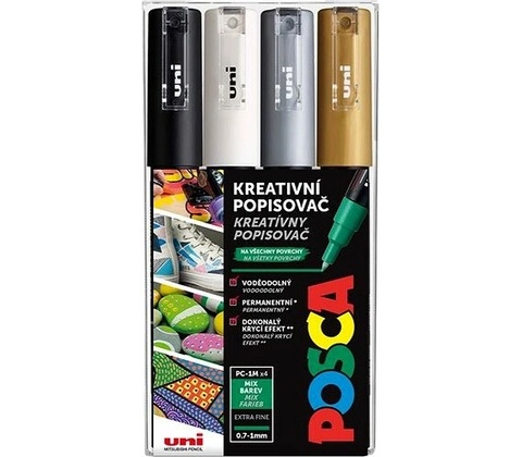 Posca PC-1M 4 ks