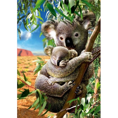 EDUCA Koala s mládětem 500 dílků