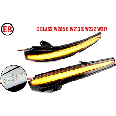 CarLights Dynamické LED blinkry do zrcátek MERCEDES BENZ třídy C, E, S, GLC, V
