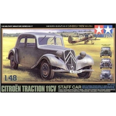 INTEREST Tamiya Citroën Traction 11CV Staff Car měřítko 1:48.