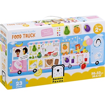 BANANA PANDA Пъзел за под Banana Panda от 23 части - Каравана за храна (49045)