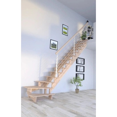 Pertura Atanas Lepené drevo buk bez podstupníc buk 1/4-otočené dole vpravo 100 cm 13/14