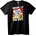 NOONEBRAND Тениска Super Mario 3 Създаден през 80-те - S, Black