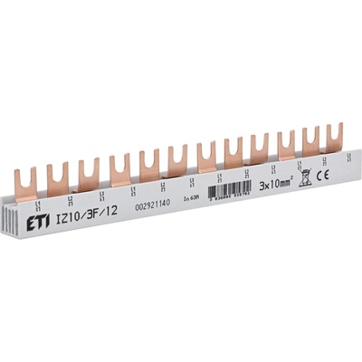 ETI 002921020 prepojovacia lišta 3P IZ-12mod.3p 0,21m