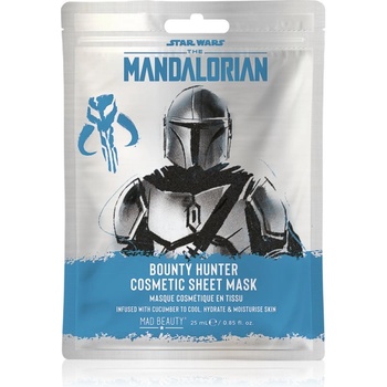 Mad Beauty Star Wars Mandalorian Silver Face Mask платнена маска 25ml