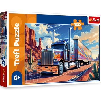 Trefl Пъзел Trefl от 160 части - Камион на пътя (15413)
