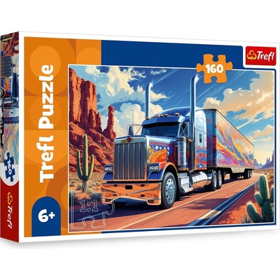 Trefl Пъзел Trefl от 160 части - Камион на пътя (15413)