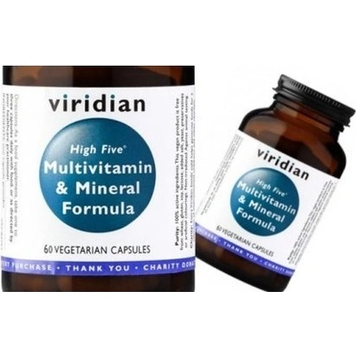 Viridian High Five Multivitamin & Mineral Formula 60kapslí (Multivitamín na stres a pro celkovou odolnost)