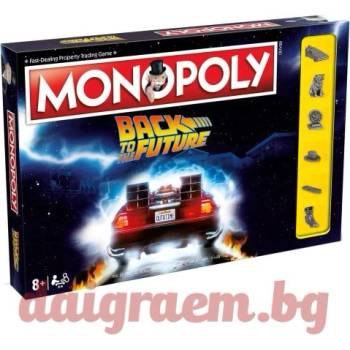 Winning Moves Настолна игра Монополи Завръщане в бъдещето, Monopoly Back to the future (WM01330)