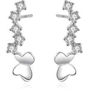 Silenti Jewelry Сребърни обеци "Подем