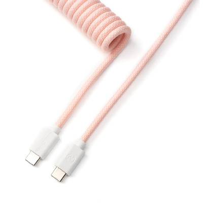 Кабел за клавиатура Keychron Coiled Aviator Light Pink (Cab-15)