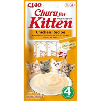 Churu Cat Kitten Chicken Recipe 4 x 14 g