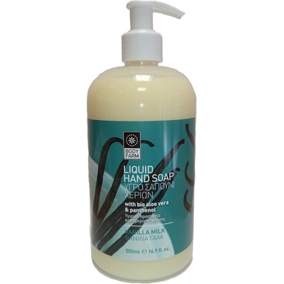 Bodyfarm Liquid tekuté mydlo na ruky s vanilkou a mliekom 500 ml