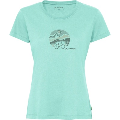 Vaude Дамска фланелка с къс ръкав за колоездене Vaude Women's Cyclist V T-shirt - Sage - размер 38 (EU) (116-5953-2413)