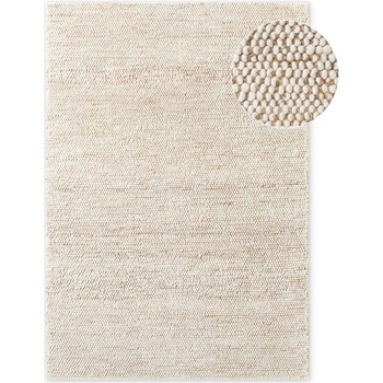Villeroy & Boch Бежов ръчно изработен килим със смес от вълна 80x150 cm Peas - Villeroy&Boch (106280-80x150)