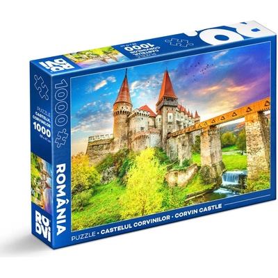 ROOVI - Puzzle Corvin Castle - Gothic Largest Castles in Europe - 1 000 piese