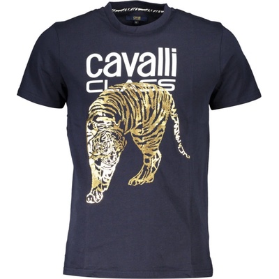 Cavalli Class pánske tričko krátky rukáv modré