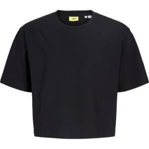 JJXX Тениска JJXX Kids Andrea Cotton Short-Sleeve Cropped T-Shirt - Black