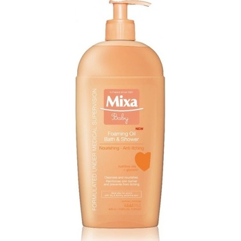 Mixa Baby penivý olej do sprchy aj do kúpeľa Foaming Oil 400 ml