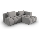 Cosmopolitan Design Сив ъглов диван (десен ъгъл/с лежанка) Verona - Cosmopolitan Design (COS_RCO_S_193_F1_VERONA8)