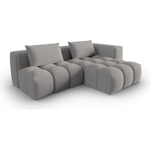 Cosmopolitan Design Сив ъглов диван (десен ъгъл/с лежанка) Verona - Cosmopolitan Design (COS_RCO_S_193_F1_VERONA8)