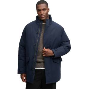 SUPERDRY Палто Superdry Premium Padded Car coat - Blue (Eclipse Navy)