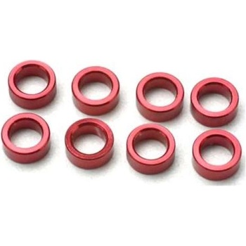 Traxxas дистанционен пръстен алуминий червен (8)