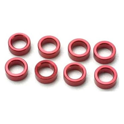 Traxxas дистанционен пръстен алуминий червен (8)