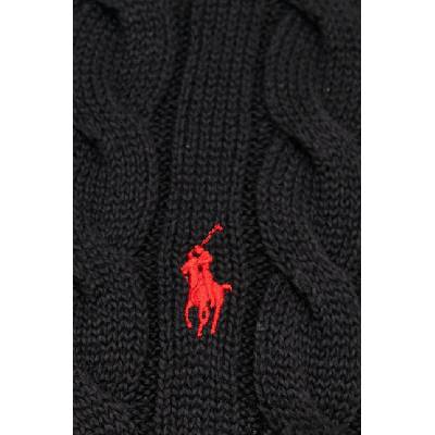 Памучен пуловер Polo Ralph Lauren мъжки в черно от топла материя 710775885012 (710775885012)