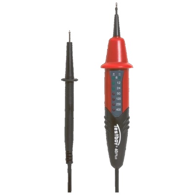 Testboy Детектор на напрежение със сонди CAT III 6…400Vac/dc, LED, Testboy 40 Plus - 4028532200428 (4028532200428)