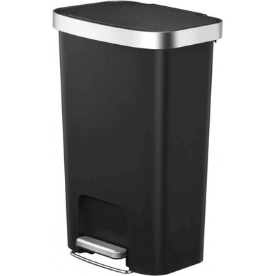 EKO-Europe EKO Кош за отпадъци с вградени колелца HANA - черен - 50л (EKO 625550 - Black)