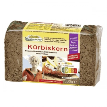 Пълнозърнест ръжен хляб с тиквени семки Fitnessbrot Mestemacher 500гр