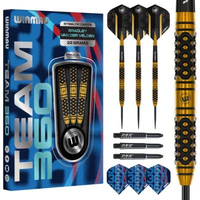 Winmau Darts TEAM 360 Bradley van der Velden Steel Tip 22 g